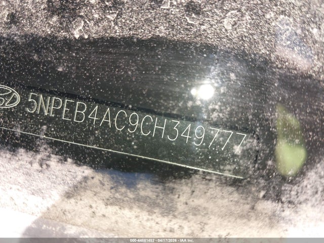 Aukcja sprzedaży 2012 Hyundai Sonata Gls, vin: 5NPEB4AC9CH349777, numer aukcji: 44881452