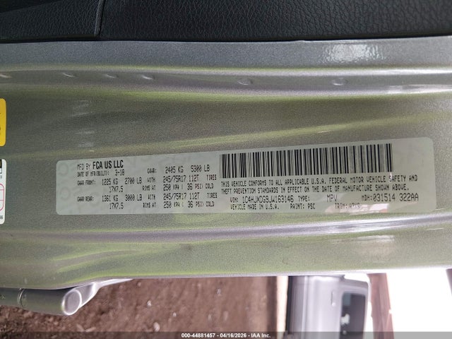 1C4HJXDG9JW163146 Jeep Wrangler Unlimited Sport 4x4