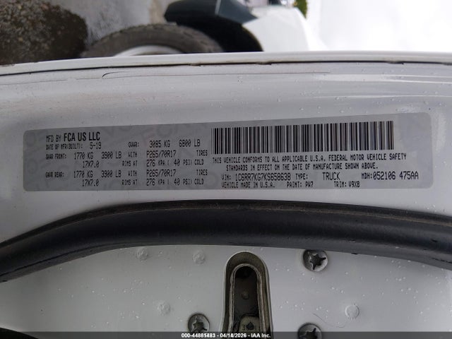 2019 RAM 1500 CLASSIC 1C6RR7KG7KS658638 Photo 8