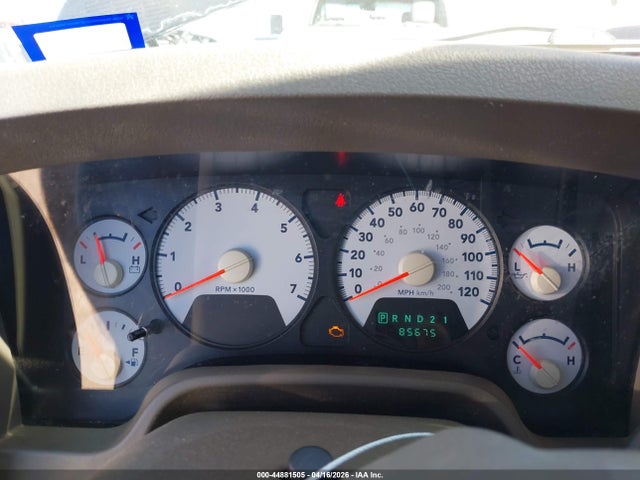 44881505 :رقم المزاد ، 1D7HU18277S121602 vin ، 2007 Dodge Ram 1500 Slt/trx4 Off Road/sport مزاد بيع