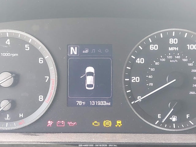 44881555 :رقم المزاد ، 5NPE24AF1HH489114 vin ، 2017 Hyundai Sonata Se مزاد بيع