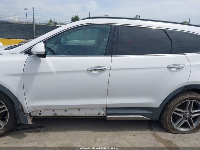 2017 Hyundai Santa Fe Limited Ultimate მანქანა იყიდება აუქციონზე, vin: KM8SR4HF5HU227490, აუქციონის ნომერი: 44881562