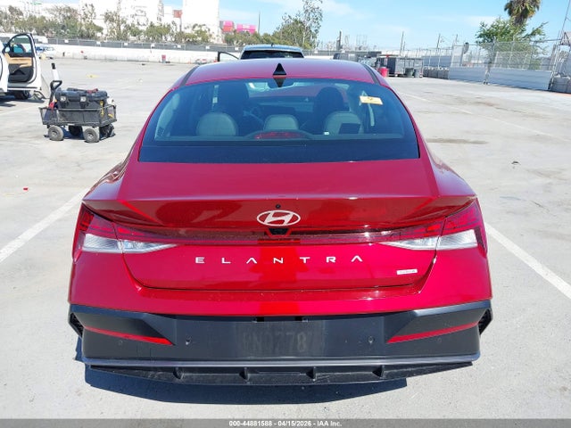 2024 Hyundai Elantra Hybrid Limited მანქანა იყიდება აუქციონზე, vin: KMHLN4DJ8RU104830, აუქციონის ნომერი: 44881588