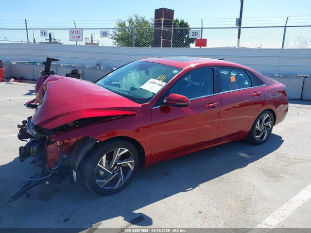 2024 Hyundai Elantra Hybrid Limited მანქანა იყიდება აუქციონზე, vin: KMHLN4DJ8RU104830, აუქციონის ნომერი: 44881588