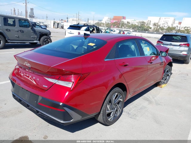 2024 Hyundai Elantra Hybrid Limited მანქანა იყიდება აუქციონზე, vin: KMHLN4DJ8RU104830, აუქციონის ნომერი: 44881588