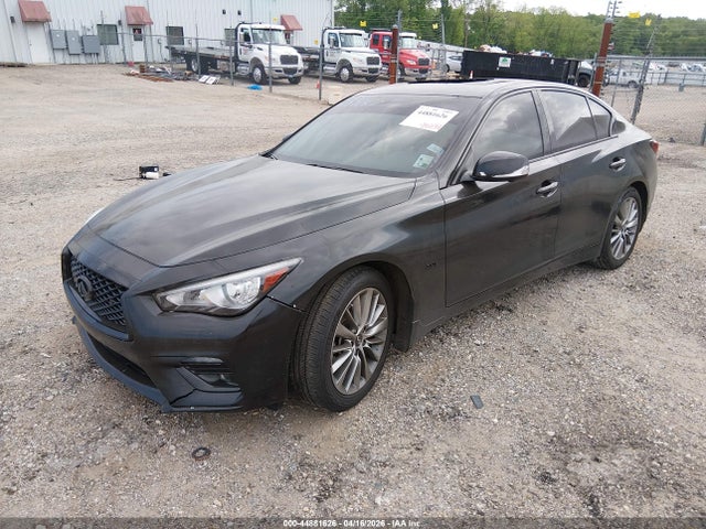 44881626 :رقم المزاد ، JN1EV7AP9JM359260 vin ، 2018 Infiniti Q50 3.0t Luxe مزاد بيع