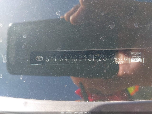5YFS4MCE1SP251436 Toyota COROLLA SE