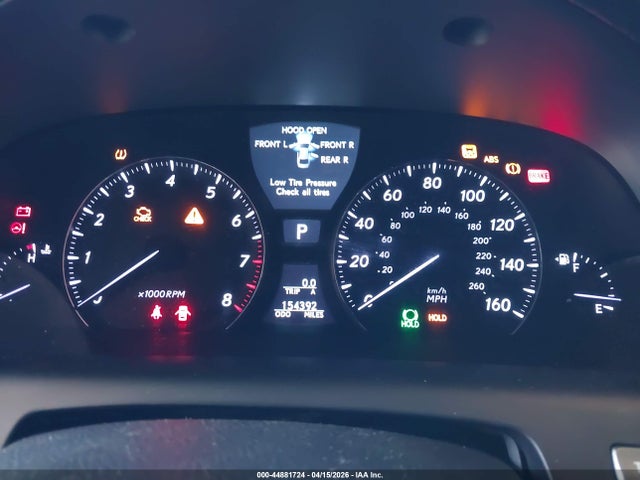 44881724 :رقم المزاد ، JTHGL46F275004961 vin ، 2007 Lexus Ls 460 L مزاد بيع