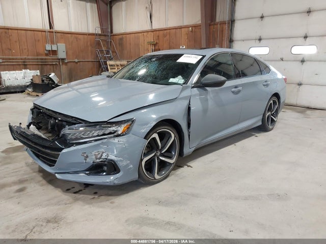 44881756 :رقم المزاد ، 1HGCV2F34NA013185 vin ، 2022 Honda Accord Sport 2.0t مزاد بيع