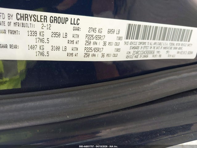 2012 CHRYSLER TOWN & COUNTRY 2C4RC1CG4CR269836 Photo 8