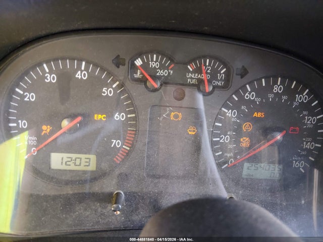 Aukcja sprzedaży 2000 Volkswagen Golf Gls 1.8l Turbo, vin: WVWGH21J3YW497399, numer aukcji: 44881840