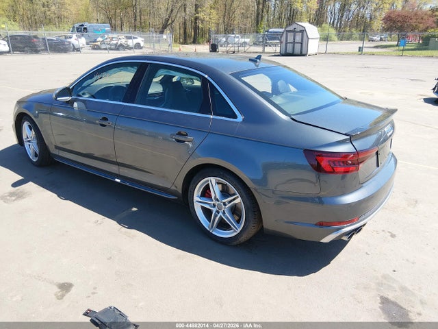 44882014 :رقم المزاد ، WAUC4AF42JA234635 vin ، 2018 Audi S4 3.0t Premium Plus مزاد بيع