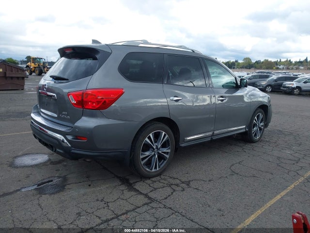 44882106 :رقم المزاد ، 5N1DR2MM8KC640163 vin ، 2019 Nissan Pathfinder Platinum مزاد بيع