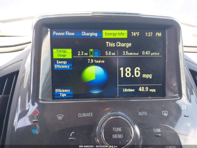 1G1RC6E40FU125586 Chevrolet Volt