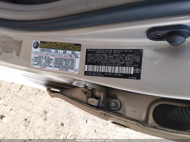 2004 TOYOTA CAMRY 4T1BE32K54U372647 Photo 8