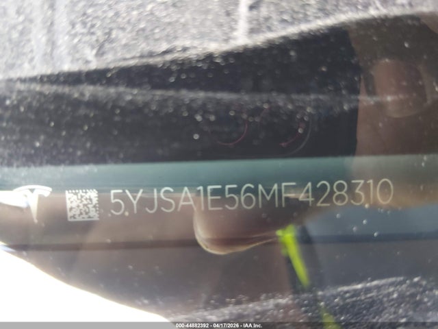 Продаж на аукціоні авто 2021 Tesla Model S Long Range Dual Motor All-wheel Drive, vin: 5YJSA1E56MF428310, номер лоту: 44882392