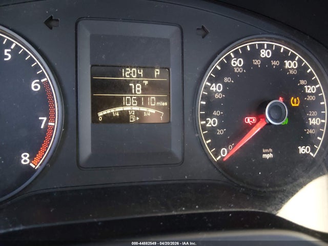 2011 Volkswagen Jetta 2.5l Se მანქანა იყიდება აუქციონზე, vin: 3VWDX7AJ4BM322943, აუქციონის ნომერი: 44882549
