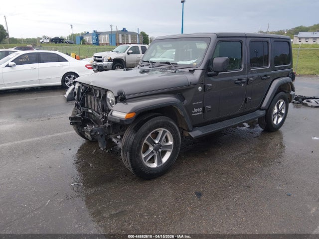 2018 Jeep Wrangler Unlimited Sahara 4x4 მანქანა იყიდება აუქციონზე, vin: 1C4HJXEN9JW188898, აუქციონის ნომერი: 44882618