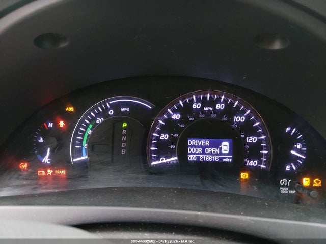 2011 Toyota Camry Hybrid მანქანა იყიდება აუქციონზე, vin: 4T1BB3EK1BU141584, აუქციონის ნომერი: 44882662
