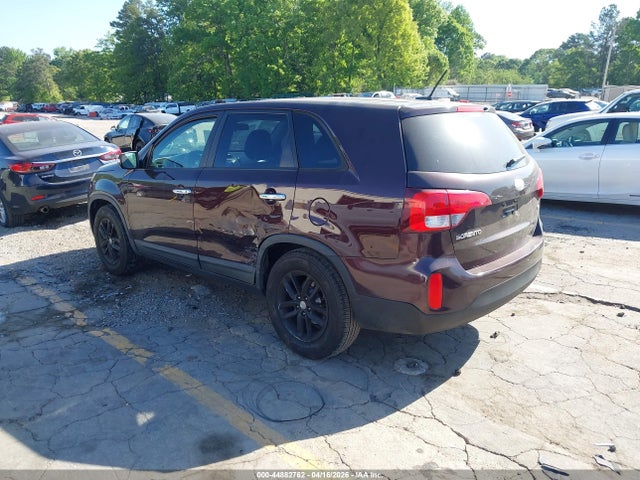 2014 Kia Sorento Lx მანქანა იყიდება აუქციონზე, vin: 5XYKT3A6XEG544625, აუქციონის ნომერი: 44882762
