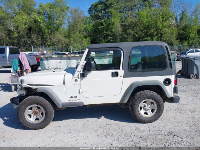 44882797 :رقم المزاد ، 1J4F449S85P356411 vin ، 2005 Jeep Wrangler Sport Rhd مزاد بيع