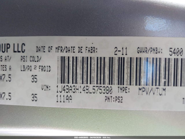 2011 JEEP WRANGLER UNLIMITED 1J4BA3H14BL575380 Photo 8