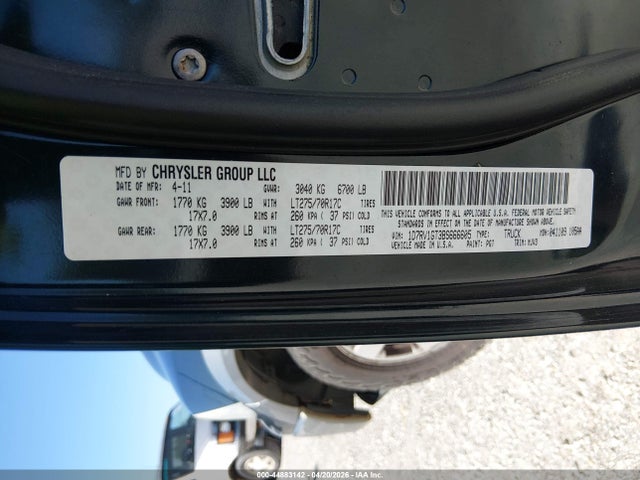 Aukcja sprzedaży 2011 Ram Ram 1500 Slt, vin: 1D7RV1GT3BS666605, numer aukcji: 44883142