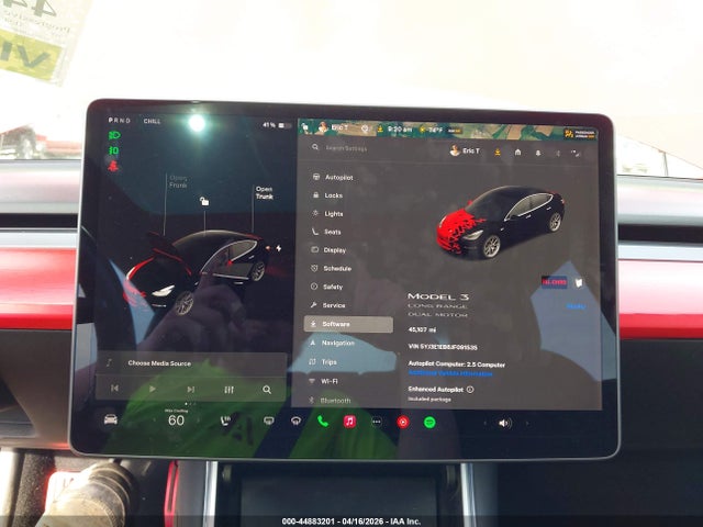 Auction sale of the 2018 Tesla Model 3 Long Range/performance, vin: 5YJ3E1EB6JF091535, lot number: 44883201