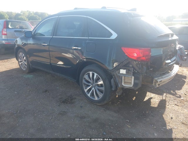 44883218 :رقم المزاد ، 5FRYD4H4XGB045818 vin ، 2016 Acura Mdx Technology   Acurawatch Plus Packages/technology Package مزاد بيع
