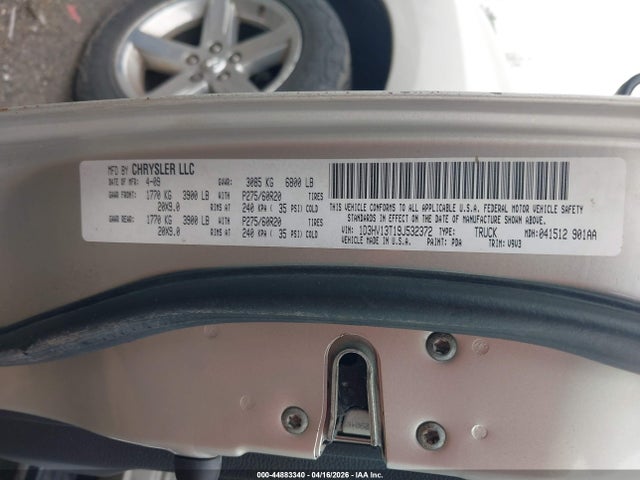 Продаж на аукціоні авто 2009 Dodge Ram 1500 Slt/sport/trx, vin: 1D3HV13T19J532372, номер лоту: 44883340