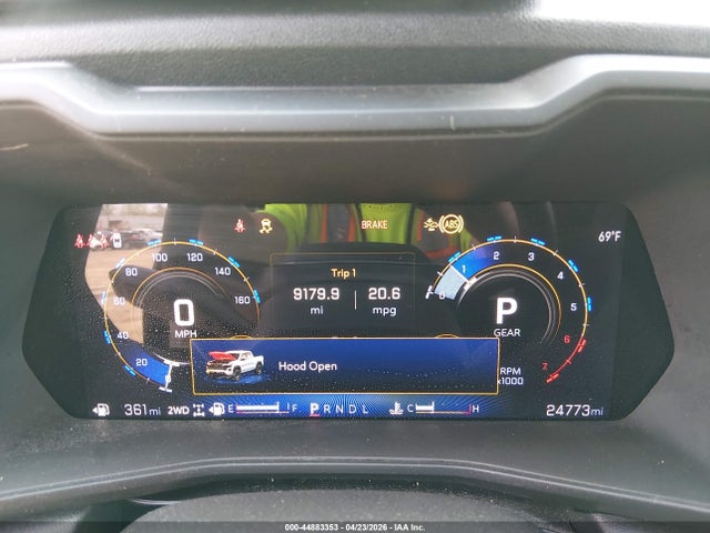 2025 Chevrolet Colorado 4wd Trail Boss მანქანა იყიდება აუქციონზე, vin: 1GCPTEEK4S1132284, აუქციონის ნომერი: 44883353