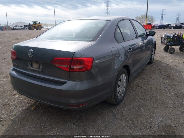 44883487 :رقم المزاد ، 3VW2K7AJ6FM327833 vin ، 2015 Volkswagen Jetta 2.0l S مزاد بيع