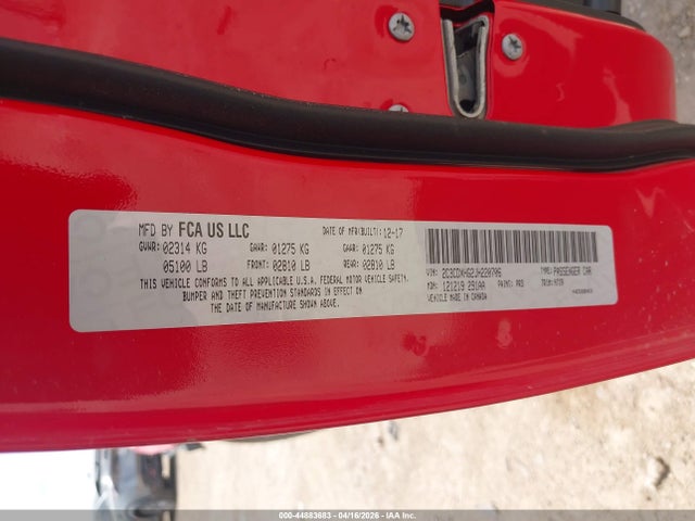 Aukcja sprzedaży 2018 Dodge Charger Sxt Plus Rwd, vin: 2C3CDXHG2JH220706, numer aukcji: 44883683