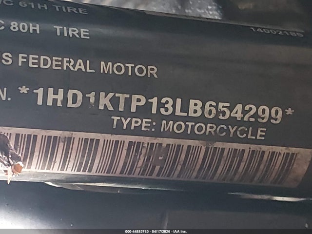 Продажа на аукционе авто 2020 Harley-davidson Fltrxs, vin: 1HD1KTP13LB654299, номер лота: 44883760