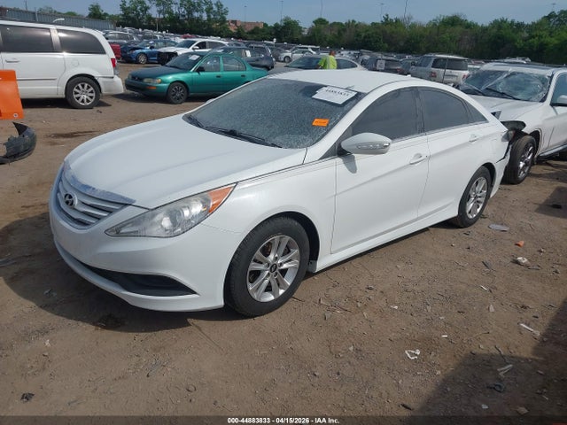 2014 Hyundai Sonata Gls მანქანა იყიდება აუქციონზე, vin: 5NPEB4AC6EH942287, აუქციონის ნომერი: 44883833