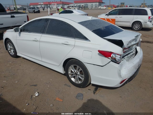 2014 Hyundai Sonata Gls მანქანა იყიდება აუქციონზე, vin: 5NPEB4AC6EH942287, აუქციონის ნომერი: 44883833