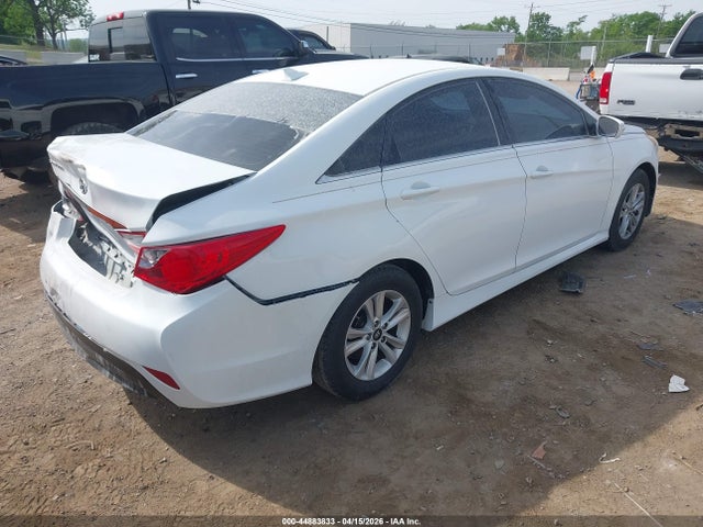 2014 Hyundai Sonata Gls მანქანა იყიდება აუქციონზე, vin: 5NPEB4AC6EH942287, აუქციონის ნომერი: 44883833