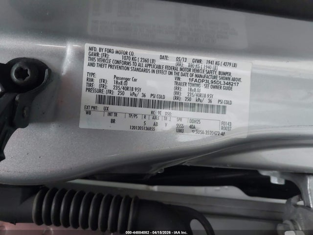 Aukcja sprzedaży 2013 Ford Focus St, vin: 1FADP3L95DL348217, numer aukcji: 44884082