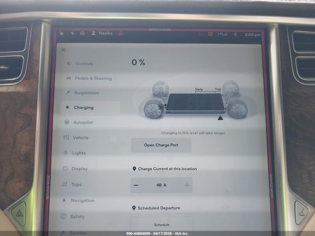 Продаж на аукціоні авто 2017 Tesla Model S 100d/60d/75d/90d/p100d, vin: 5YJSA1E22HF178785, номер лоту: 44884089