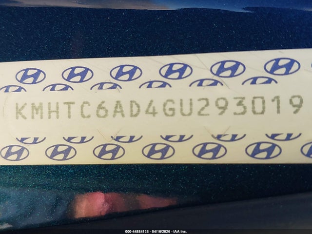 Продаж на аукціоні авто 2016 Hyundai Veloster, vin: KMHTC6AD4GU293019, номер лоту: 44884138