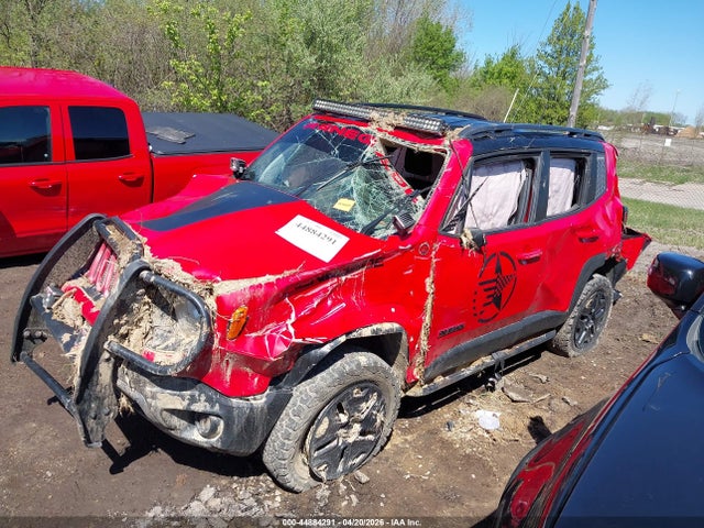 2018 Jeep Renegade Trailhawk 4x4 მანქანა იყიდება აუქციონზე, vin: ZACCJBCB6JPH02872, აუქციონის ნომერი: 44884291