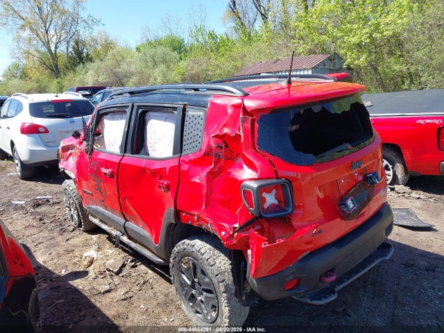 2018 Jeep Renegade Trailhawk 4x4 მანქანა იყიდება აუქციონზე, vin: ZACCJBCB6JPH02872, აუქციონის ნომერი: 44884291