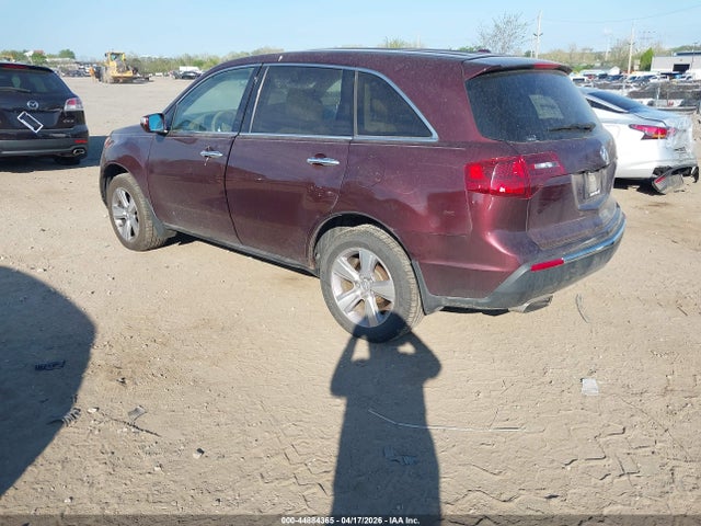 2013 Acura Mdx Technology Package მანქანა იყიდება აუქციონზე, vin: 2HNYD2H39DH516242, აუქციონის ნომერი: 44884365