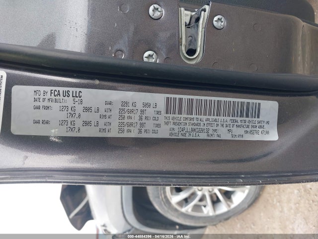 1C4PJLLB0KD220132 Jeep Cherokee Latitude Plus Fwd