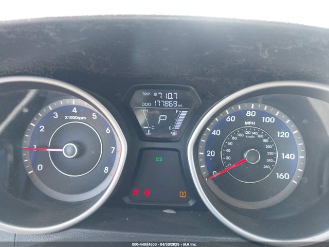 Auction sale of the 2013 Hyundai Elantra Limited (ulsan Plant), vin: KMHDH4AE0DU743005, lot number: 44884500