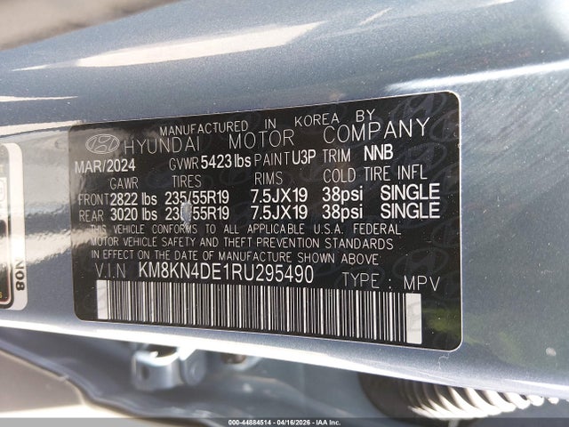 KM8KN4DE1RU295490 Hyundai Ioniq 5 Sel