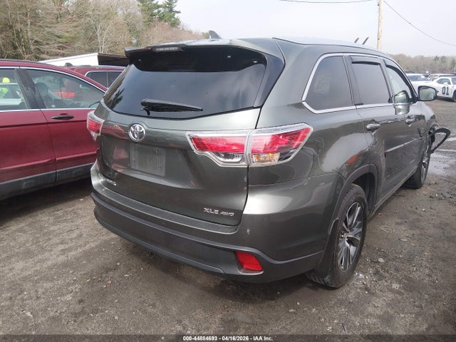 2016 Toyota Highlander Xle V6 მანქანა იყიდება აუქციონზე, vin: 5TDJKRFH0GS257067, აუქციონის ნომერი: 44884693