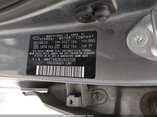Hyundai ACCENT GLS 2014 KMHCT4AE8EU620726 Image 9