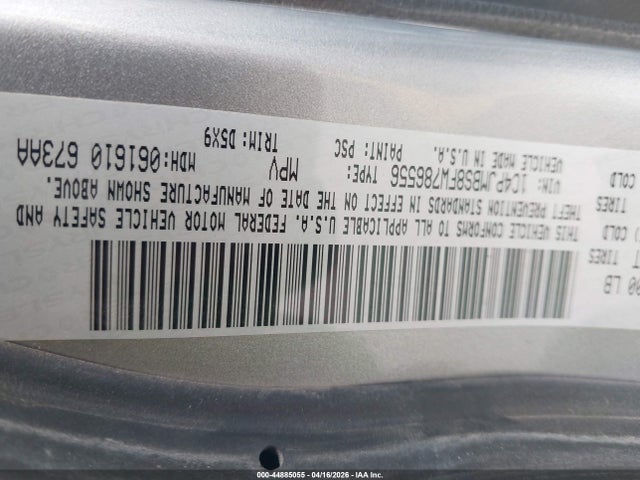 44885055 :رقم المزاد ، 1C4PJMBS8FW786556 vin ، 2015 Jeep Cherokee مزاد بيع
