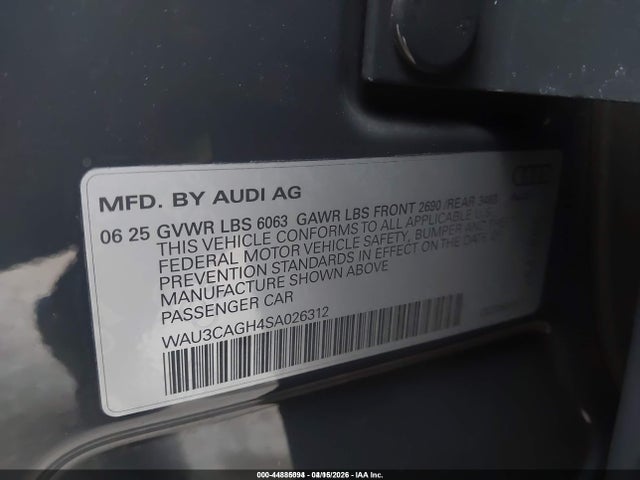 Audi A6 E-tron Prestige 2025 WAU3CAGH4SA026312 Image 9